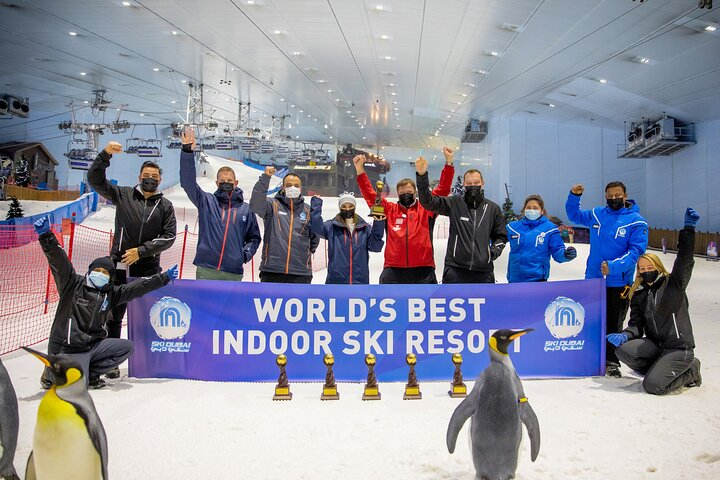 Experience winter magic in the desert at Ski Dubai where unlimited rides and playful penguins await. Enjoy endless fun snow and cozy attire included in every Snow Plus pass!